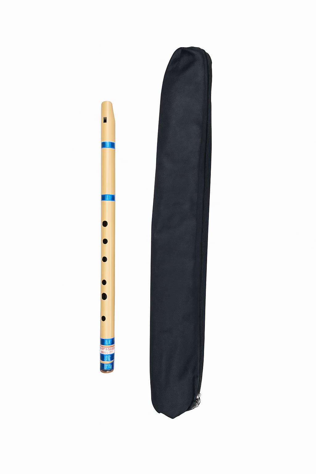 Flute / Bansuri Medium Straight C# Black1