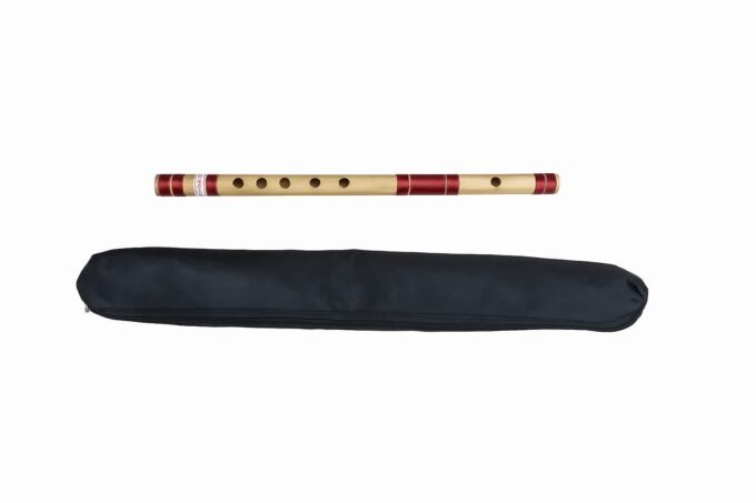 Flute / Bansuri Medium Horizontal C# Black1