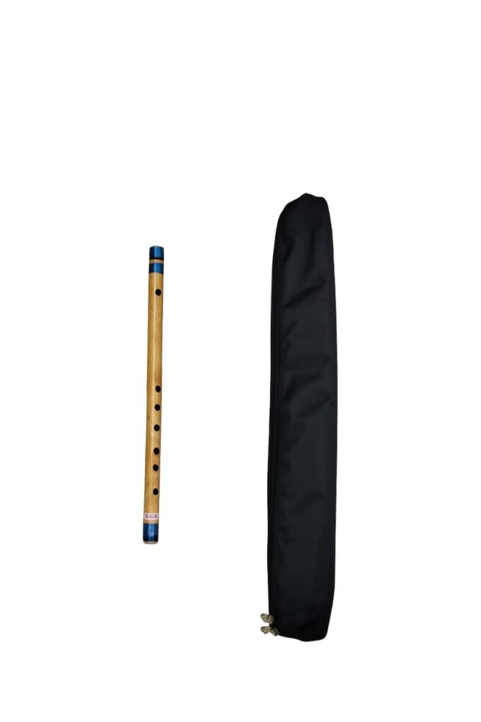 Flute / Bansuri Medium Horizontal D# Black2